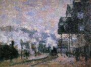 Claude Monet Saint-Lazare Station, the Western Region Goods Sheds oil